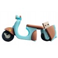 USB-Stick Vintage Stijl Scooter 64GB - USB 3.0 High speed - Retro Ontwerp - Turquoise / Bruin